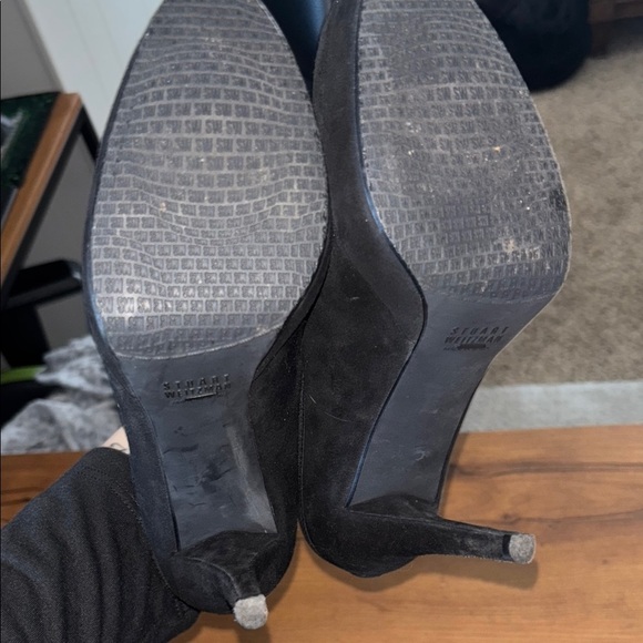 Stuart Weitzman Black Women's heeled booties - Picture 11 of 14